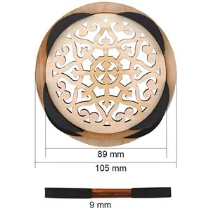 Bouclier de son de <span class=keywords><strong>guitare</strong></span> <span class=keywords><strong>folk</strong></span> de 41 pouces couvercle de trou de son Anti-hurlement pour accessoires de pièces d'instruments à cordes classiques acoustiques - Product Image 3
