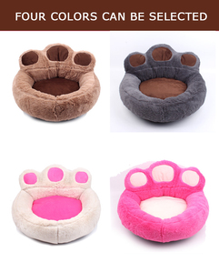 Hersteller-Großhandel: Warmes, Weiches Plüsch-Hunde- und Katzenbett in Bärenpfotenform - Product Image 2
