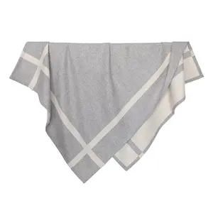 Chăn len cashmere mùa đông cao cấp, dùng cho nhà, khách sạn, du lịch, cỡ King, dệt sang trọng, mềm mại, dùng cho giường, ghế sofa, chăn nỉ len 100%, kèm gối - Product Image 3