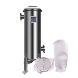 Carcasa de filtración de agua de acero inoxidable para tratamiento de agua industrial