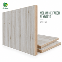 Contreplaqué plaqué chêne blanc Jinbase XT2238, qualité E0, 1220x2440mm, feuilles de placage de bois, panneaux de contreplaqué plaqué.