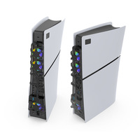 Ventilateur de refroidissement USB avec lumière RGB TP5-3538S pour console PS5 Slim