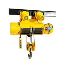 Nouvelle machine de levage électrique en acier 380V chariot de levage de grue avec câble métallique Type élingue télécommande marchandises de levage