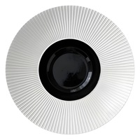Assiette en céramique et porcelaine de style occidental en forme de chapeau de paille, créative, pour hôtel, restaurant, pizza, petit-déjeuner, soupe, compatible micro-ondes, moderne