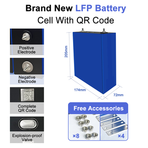 EV 314ah LiFePO4 628ah 3.2V 560ah LiFePO4 Prismatic di động Lớp Một 600ah 628ah Pin Lithium Ion pin 530ah Cameronsino - Product Image 4