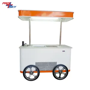 Prosky Thiết Kế Kiosk Trắng Ngoài Trời Để Bán Giỏ Đựng Kem Cà Phê Trong Trung Tâm Mua Sắm