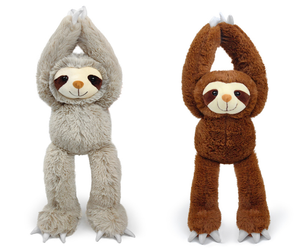 Peluche paresseux mignonne personnalisée en usine, décoration <span class=keywords><strong>de</strong></span> famille d'animaux pour les fêtes, cadeau d'anniversaire pour enfants, jouet en peluche paresseux - Product Image 1