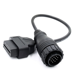 <span class=keywords><strong>Cable</strong></span> OBDII de 14 Pines a 16 Pines, Adaptador Macho a Hembra, <span class=keywords><strong>Cable</strong></span> de Diagnóstico OBD2 para Mercedes Benz Sprinter - Product Image 2