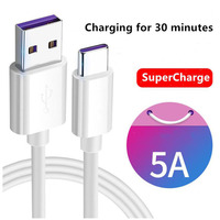 Cable de carga USB tipo C 3A 5A 6A, cargador rápido de cobre puro para iPhone 2M/3M de longitud para escáner de código de barras, envío gratuito