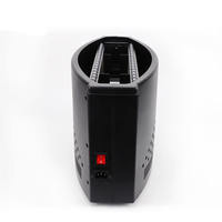 Machine à flamme LED rouge et bleue de 1,5 m à 1,8 m avec télécommande et contrôle DMX, construction en fer durable