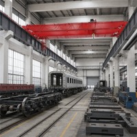 Pont roulant à double poutre avec palan électrique à sécurité renforcée et dispositif d'arrêt d'urgence pour la sécurité industrielle