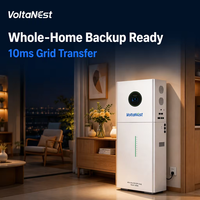 Batterie de stockage d'énergie solaire tout-en-un VoltaNest pour le marché américain, 6 kW, monophasée 120/240 V, 60 Hz, 10 kWh, 16 kWh, LiFePO4