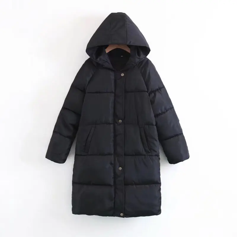 Women's Warm Thick Jacket Hooded Parka 2024 New Fashion Long Cotton-padded Female Comfortable Windproof Coat