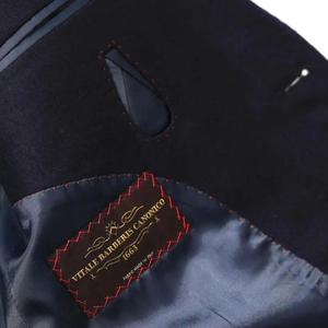 Ensemble de Costume Formel <span class=keywords><strong>Bleu</strong></span> <span class=keywords><strong>Marine</strong></span> pour <span class=keywords><strong>Homme</strong></span>, Style Italien Personnalisé, 100% Laine Respirante, <span class=keywords><strong>Blazer</strong></span> et Pantalon de Haute Qualité pour Affaires et Mariages - Product Image 4