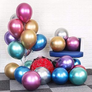ลูกโป่งลาเท็กซ์สีโครเมียมเมทัลลิกขนาด 12 นิ้ว ยี่ห้อ STELLAR สำหรับตกแต่งงานวันเกิดและงานปาร์ตี้ รุ่น Y-923-25 - Product Image 5