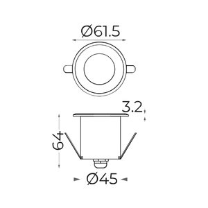 Éclairage <span class=keywords><strong>LED</strong></span> extérieur 3W, <span class=keywords><strong>spot</strong></span> rond, étanche IP67, lumière décorative encastrée au sol, corps en acier inoxydable 316 - Product Image 4