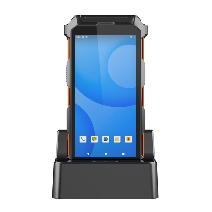 Android 10 Handheld Two-dimensional Barcode Scanner, with NFC PDA for ...