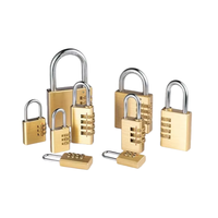 Cadenas à combinaison en laiton 3 ou 4 chiffres, antivol, de luxe, durable, support ODM/OEM, vente en gros d'usine, haute qualité