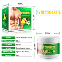 ELAIMEI Crème de Massage Raffermissante au Gingembre contre la Gynécomastie pour Hommes