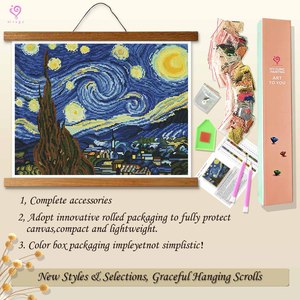 Factory Direct 5d Diamond Painting The Starry Sky Personalized Diamond Painting Set Holiday Gift - Product Image 4