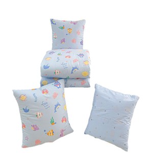 ผ้าห่มพิมพ์ลาย Mio สำหรับฤดูร้อน ขนาด 40x40 ซม. หลังพับ 105x145 ซม. ใช้ได้สองแบบ ผ้าห่มพับได้สำหรับใช้กับเครื่องปรับอากาศ - Product Image 5