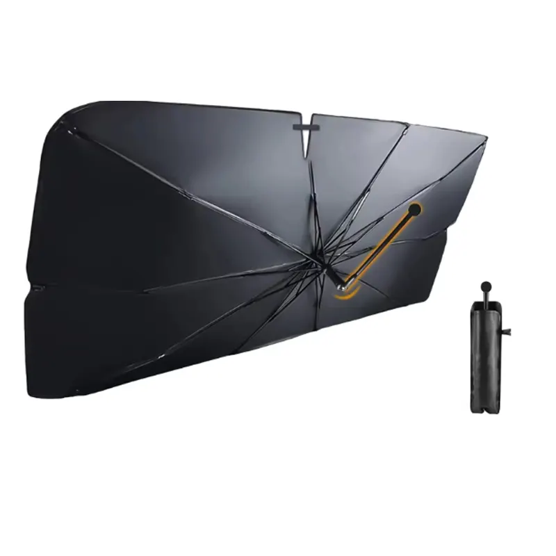 Auto Voorruit Zonnescherm Paraplu Auto Voorruit Met 360 Graden Rotatie Buigbare Handgreep