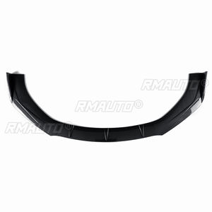 Kit carrosserie de protection pour pare-chocs avant de voiture, aspect fibre de carbone/noir brillant/noir mat, lèvre de spoiler, diffuseur, pour Audi TT RS 2004-2019 - Product Image 2