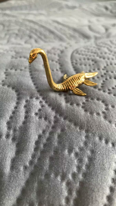 Décor de bureau <span class=keywords><strong>monstre</strong></span> Loch Ness en laiton, écailles complexes artisanales et sculpture de cou, cadeau de créature <span class=keywords><strong>mythique</strong></span> unique - Product Image 6