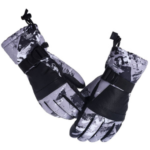Gants de ski chauds pour l'hiver, imperméables, résistants au froid et en velours épais, compatibles avec les écrans tactiles, pour la randonnée en montagne et le cyclisme en plein air - Product Image 1