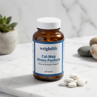 Formule Premium Cal-Mag pour la Fertilité Masculine et le Stress, 100 Comprimés pour la Relaxation, la Santé Osseuse et le Soutien Immunitaire, Supplément OEM en Gros