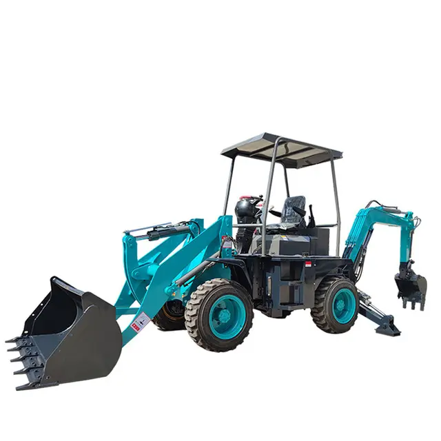 Chinese High Quality TH10-50 Mini Backhoe Excavator Loader Small Backhoe Loader Price Mini Backhoe Loader For Sale
