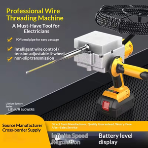 HANXUAN High Power Cordless Wire Automatic Cable Threader Building Construction Hand <b>Tool</b> Drawing <b>Threading</b> 025 Lithium-ion - Product Image 3