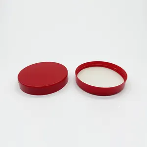 56mm 63mm 68mm Plastic Jar Lids Plastic Wide Mouth Bottle Cap For Cosmetic Jar