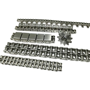 โซ่ลำเลียงแบบลูกกลิ้งอุตสาหกรรม 16A 16B-1 RS80-1 เหล็กกล้าคาร์บอน ระยะพิทช์ 12.7 มม. ชุดเฟืองและโซ่ - Product Image 4