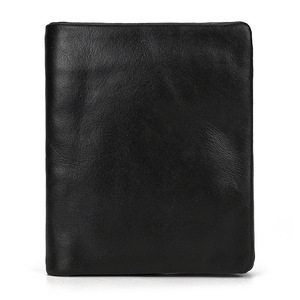 Portafoglio Vintage da uomo di lusso in vera pelle nera RFID blocco di <span class=keywords><strong>grandi</strong></span> <span class=keywords><strong>dimensioni</strong></span> portamonete per uomo <span class=keywords><strong>portafogli</strong></span> e borsellini in pelle - Product Image 6