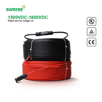 Suntree 800V 1000V PV cables de cobre tipo 5 cobre estañado conductor suave 2Pfg1169 DC cable para cable flexible
