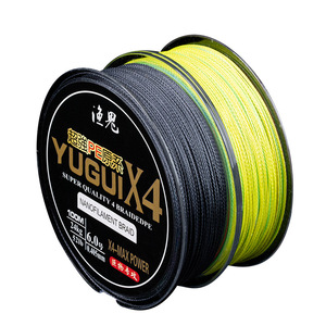 Línea de pesca trenzada Yugui X4 de 100 m, 6.0, 24 kg, línea principal de alta resistencia para pesca en el mar y con señuelos. - Product Image 1