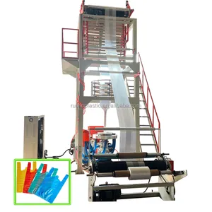 Factory Price Mono Layer High Density Polythene Plastic Extrusion Pe Film Blown Machine