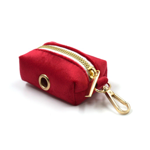<span class=keywords><strong>Collar</strong></span> y Correa de Terciopelo Rojo Navideño para Perro, con Dispensador de Bolsas para Excrementos, Accesorios para Mascotas, Dropshipping, Accesorios para Cachorros, Novedad 2022 - Product Image 6