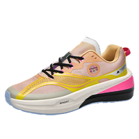Chaussures de basket-ball pour hommes, chaussures montantes à lacets, baskets en tissu extensible, maille respirante, mi-hautes, mode extérieure, respirantes, sport