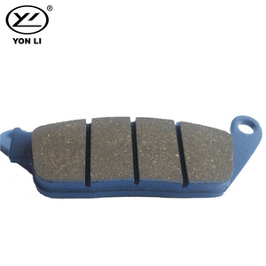 Plaquettes de frein avant haute performance pour moto Yongli, sans amiante, organiques, certifiées ISO9001, F005 9000-20000KM <span class=keywords><strong>CM</strong></span> <span class=keywords><strong>125</strong></span> VT 600 - Product Image 4