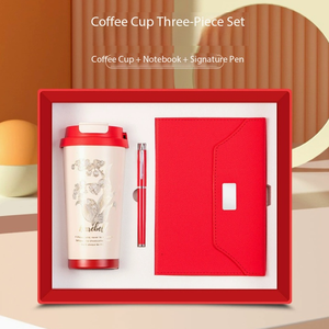 Coffret Cadeau de Luxe IStapromo : Carnet A5 en Cuir PU Personnalisable avec Stylo Métallique et Bouteille d'Eau de 500 ml - Product Image 2