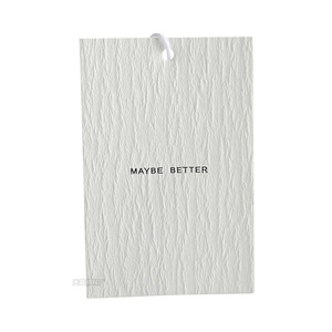 Tùy Chỉnh Thân Thiện Với Môi Của Phụ Nữ Quần Áo Thẻ Thiết Kế Ban Đầu Nghệ Thuật Đơn Giản Treo Thẻ <span class=keywords><strong>Net</strong></span> Màu Đỏ Thang Máy Giấy Hàng May Mặc Túi - Product Image 5