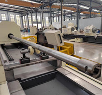 Máquina pulidora y bruñidora automática CNC motorizada para tubos de cilindros hidráulicos, acabado de orificios de alta precisión con PLC, tolerancia H8