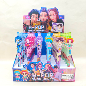 ปากกาอะคริลิคลายการ์ตูนชินจัง น่ารัก ปากกาน้ำชินโนะสุเกะ สำหรับนักเรียน สีดำ แห้งเร็ว แบบกด - Product Image 2