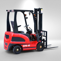 Nouveau style Nasedi 1 tonne, chariot élévateur à quatre roues, longueur de fourche 1070 mm, certifié CE, outils de levage, moteur électrique AC, utilisation intérieure/extérieure