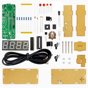 OKYN-G2002 DIY Electronic <b>Clock</b> Kit Light Control Temperature Date Alarm <b>Digital</b> <b>Clock</b> Assembly Kit - Product Image 2
