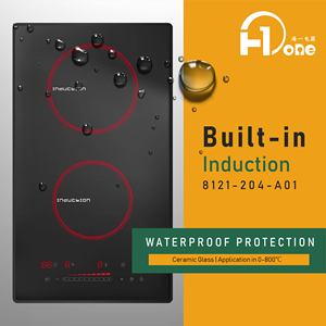 2024 thiết kế mới 220V-240V 12 inch cảm ứng đung 2 Burner thả trong nồi cơm điện với gốm bề mặt thủy tinh - Product Image 6