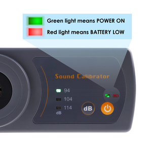 Calibrador de Nivel de Sonido Portátil Compacto, 94dB 104dB 114dB, Calibración de Ruido para Micrófonos de 13.2mm - Product Image 4