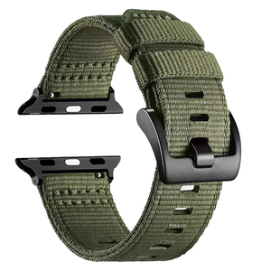 Compatible con <span class=keywords><strong>Apple</strong></span> Watch 46/45/44/42mm Ultra 49mm, Correa de Lona de Nailon de Liberación Rápida, Versión para Hombre para Reemplazar Correas de Reloj. - Product Image 4